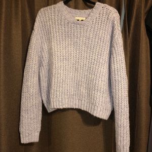 PURPLE KNITTED SWEATER